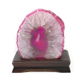 Agate Crystal Lamp (Pink)
